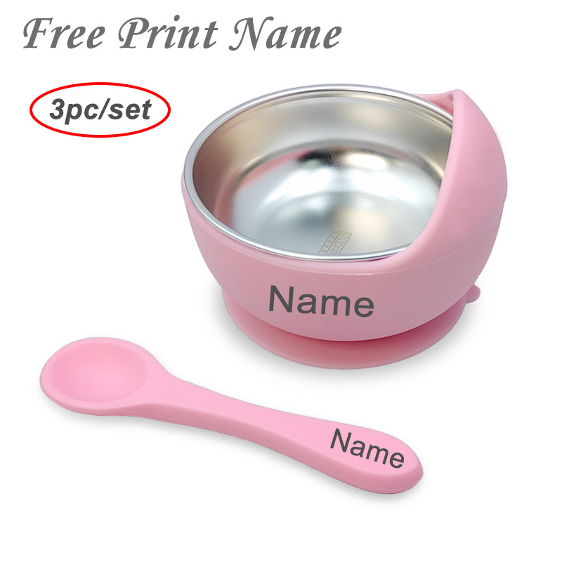 Baby Food Utensil - 3Pcs 세트 숟가락으로 아기 먹이 그릇