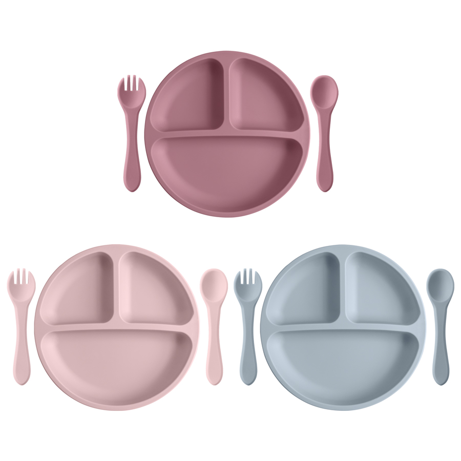 Baby Food Utensil - 3PCS 어린이 식기 세트 아기 먹는