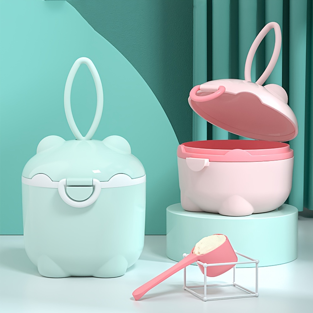 Baby Food Category - 1pc 휴대용 4층 분유 상자, 분유