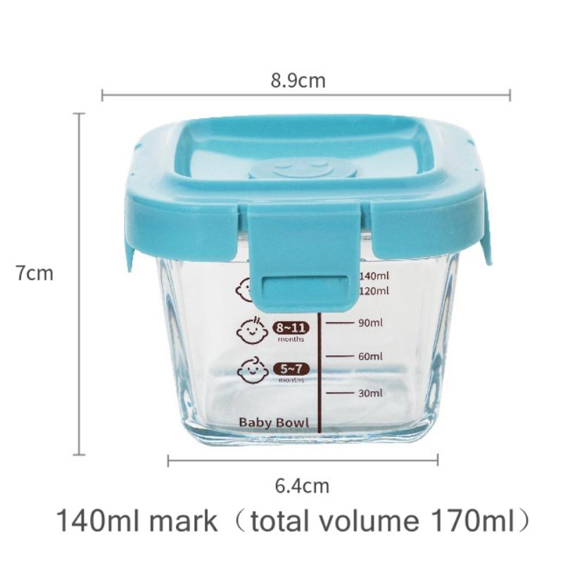 Baby Food Containers Glass - 내열 보관함 스팍 3 in 1