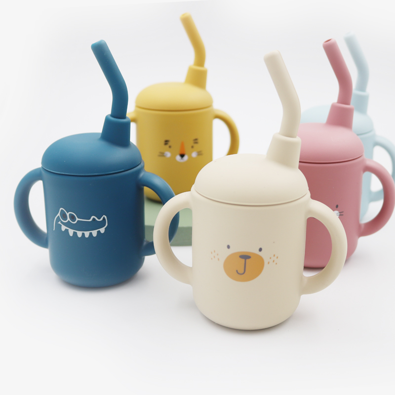 Snack Cup Toddler - 새로운 만화 디자인 120ML 아기 실리콘