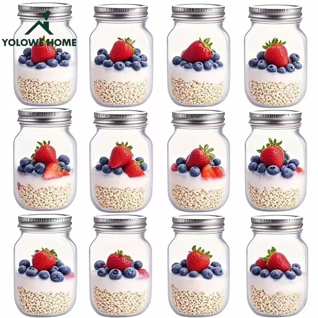 6개, 12개, 500ml/16oz, 유리 메이슨병,  - Baby Food Containers Glass 리뷰 및 가격