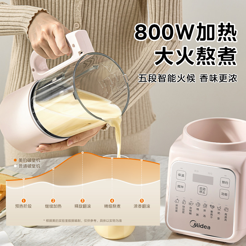 새로운 조용한 자동 벽파괴기 두유 제조기 다기능 아기  - Baby Food Processor 리뷰 및 가격