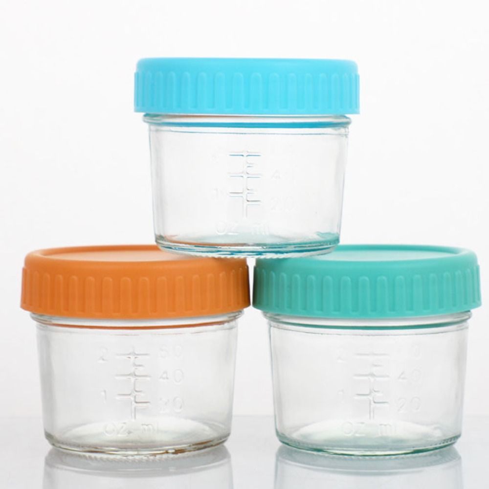 6개 다용도 유리 이유식 병 재사용 가능 눈금 표시 소 - Baby Food Containers Glass 리뷰 및 가격