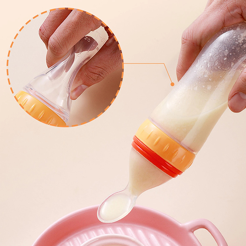 짜내는 먹이 병 실리콘 신생아 아기 훈련 쌀 시리얼 음 - Baby Food Category 리뷰 및 가격