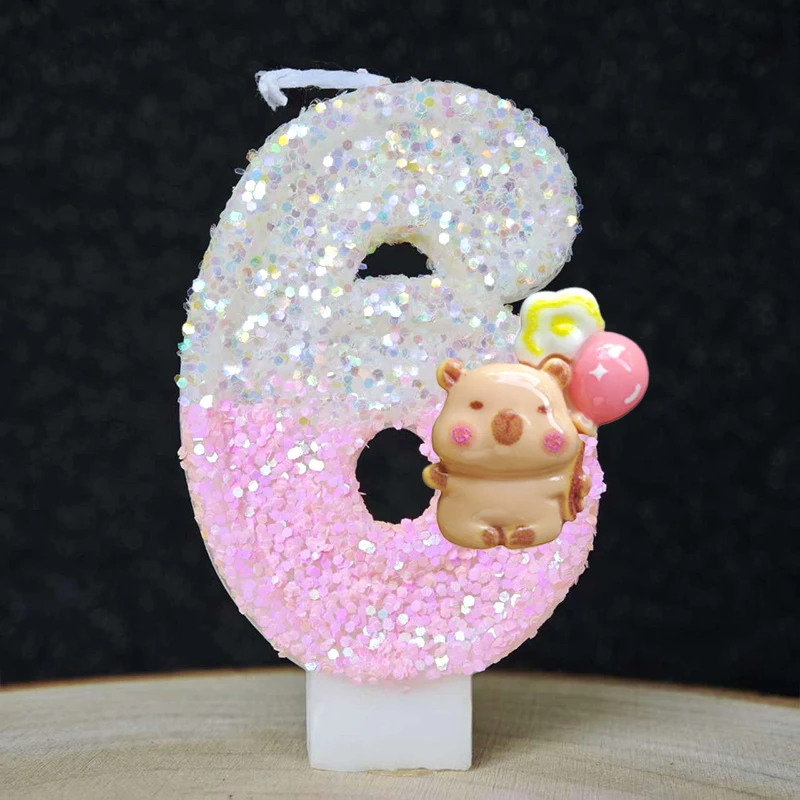 새로운 카피바라 양초 케이크 장식 테마 0-9 숫자 양 - Baby Food Processor 리뷰 및 가격