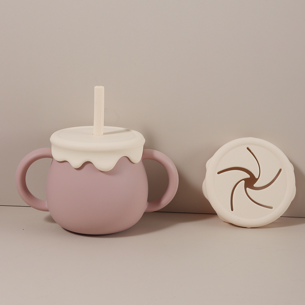 맞춤형 280ml 아기컵 - 3 in 1 실리콘 간식컵 - Snack Cup Toddler 리뷰 및 가격