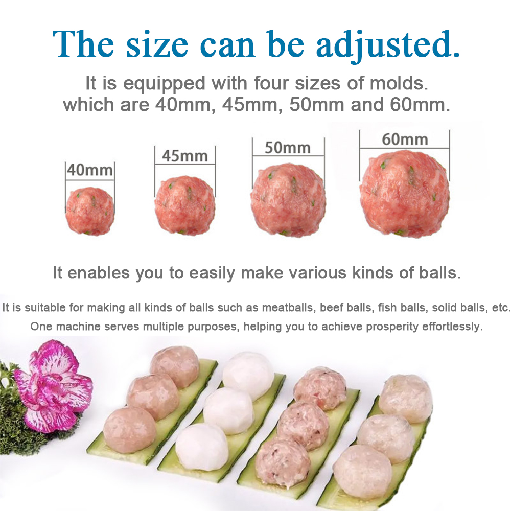 고출력 전문가용 전자동 미트볼 제조기, 크로켓, 피쉬볼 - Baby Food Meat 리뷰 및 가격