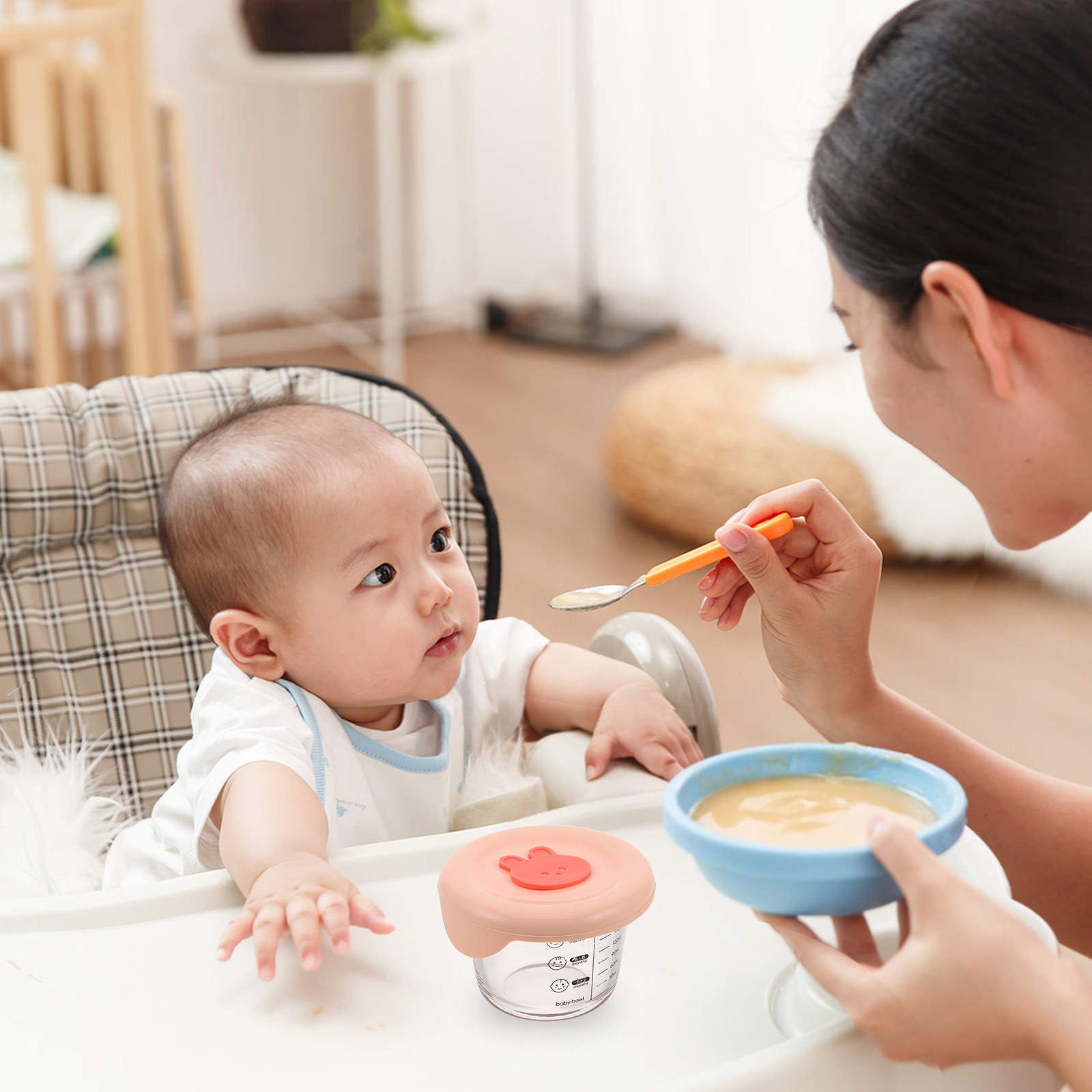 2개입 유아용 식품 보관 용기 유리 230ml 정밀 측 - Baby Food Containers Glass 리뷰 및 가격