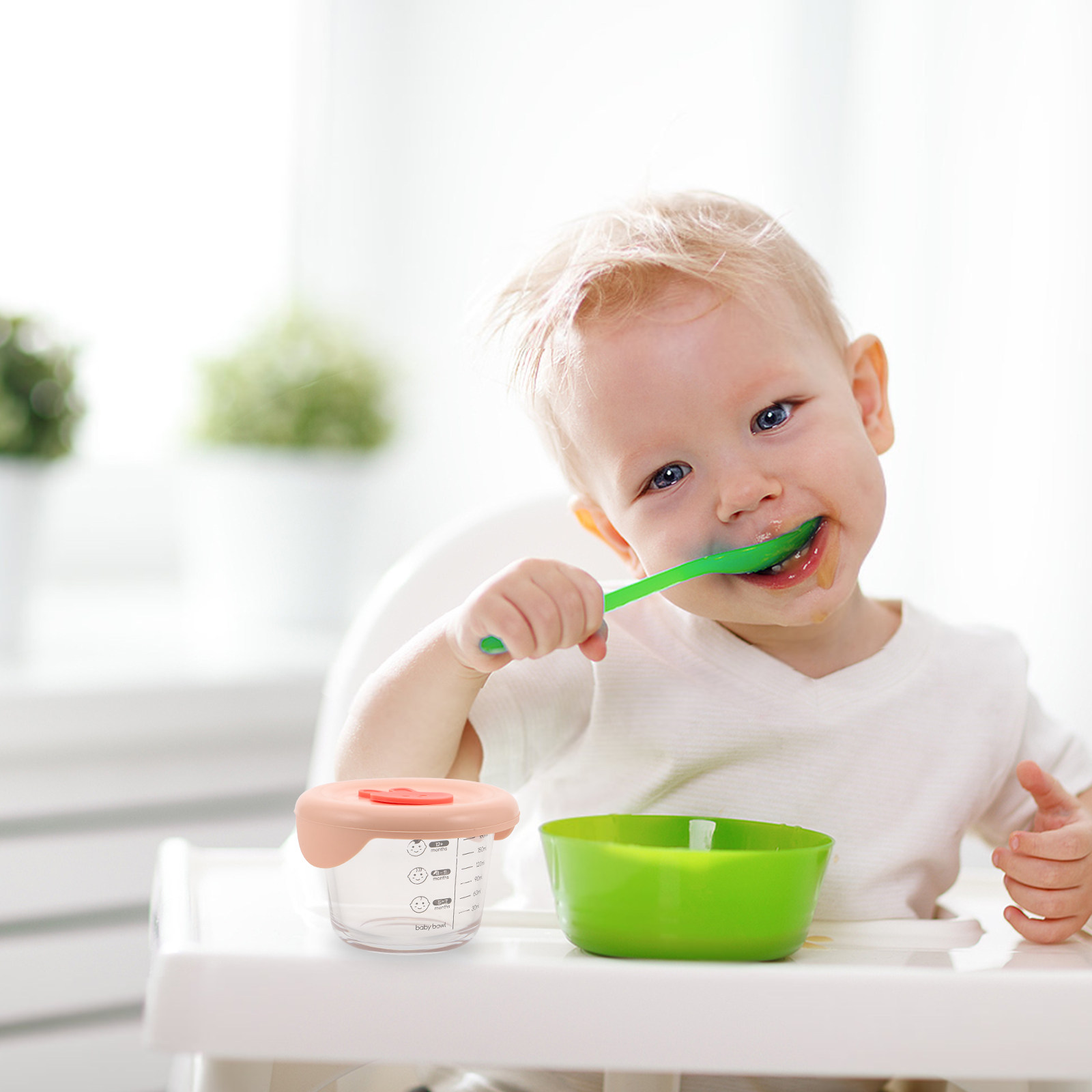 2개입 유아용 식품 보관 용기 유리 230ml 정밀 측 - Baby Food Containers Glass 리뷰 및 가격