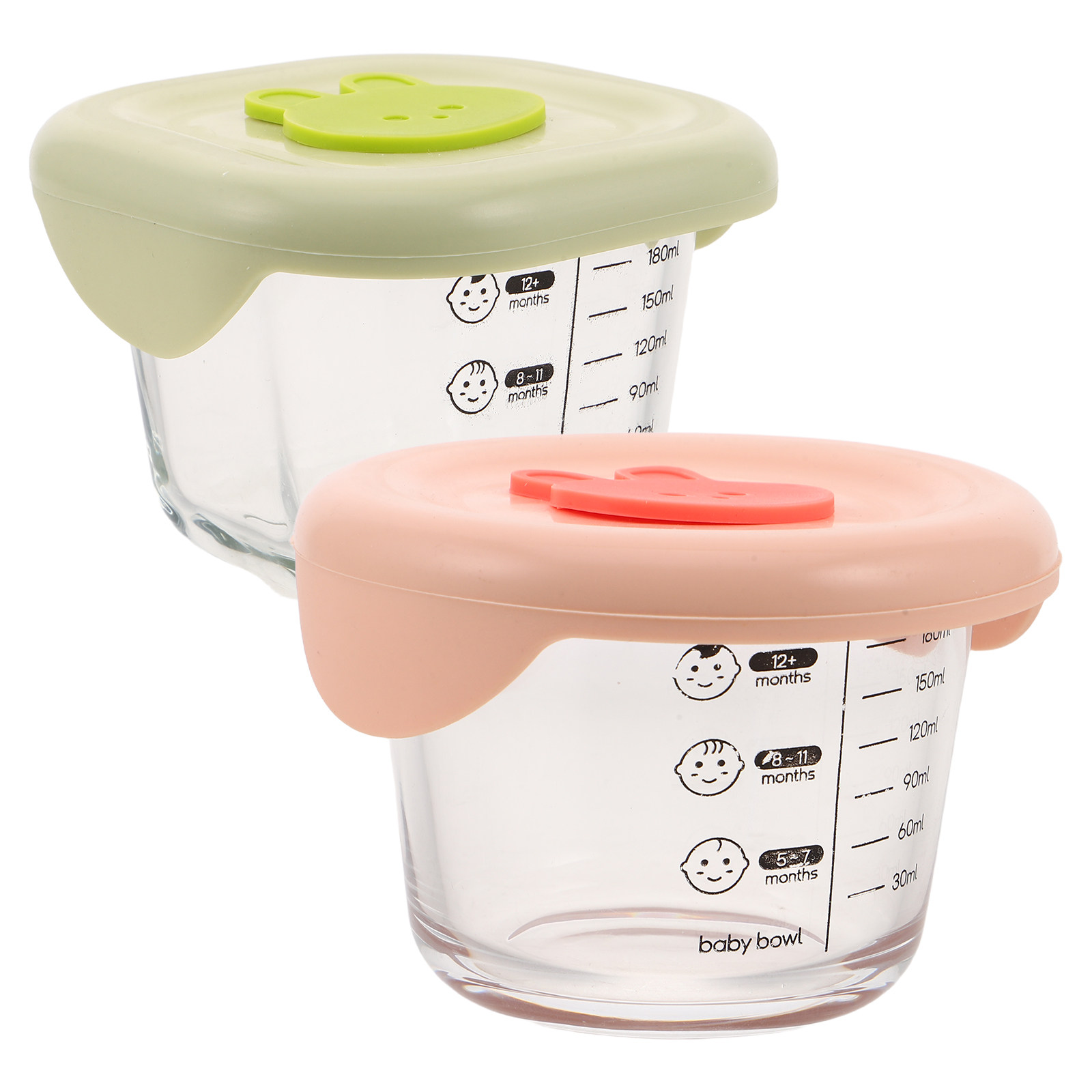 2개입 유아용 식품 보관 용기 유리 230ml 정밀 측 - Baby Food Containers Glass 리뷰 및 가격