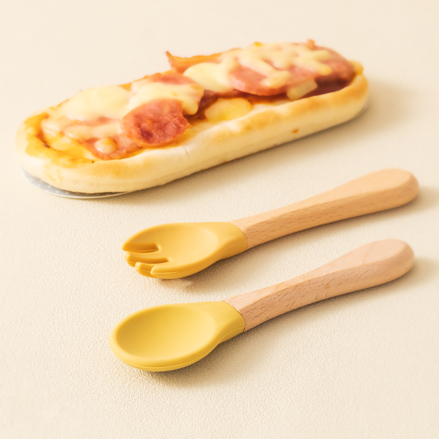 Mamaplan 실리콘 아기 숟가락 포크 나무 손잡이  - Baby Food Utensil 리뷰 및 가격