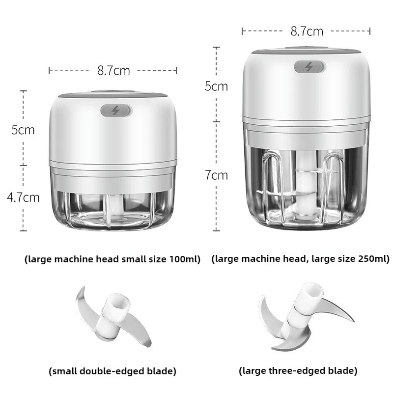 전기 미니 마늘 다지기 100/250ML USB 야채  - Baby Food Processor 리뷰 및 가격