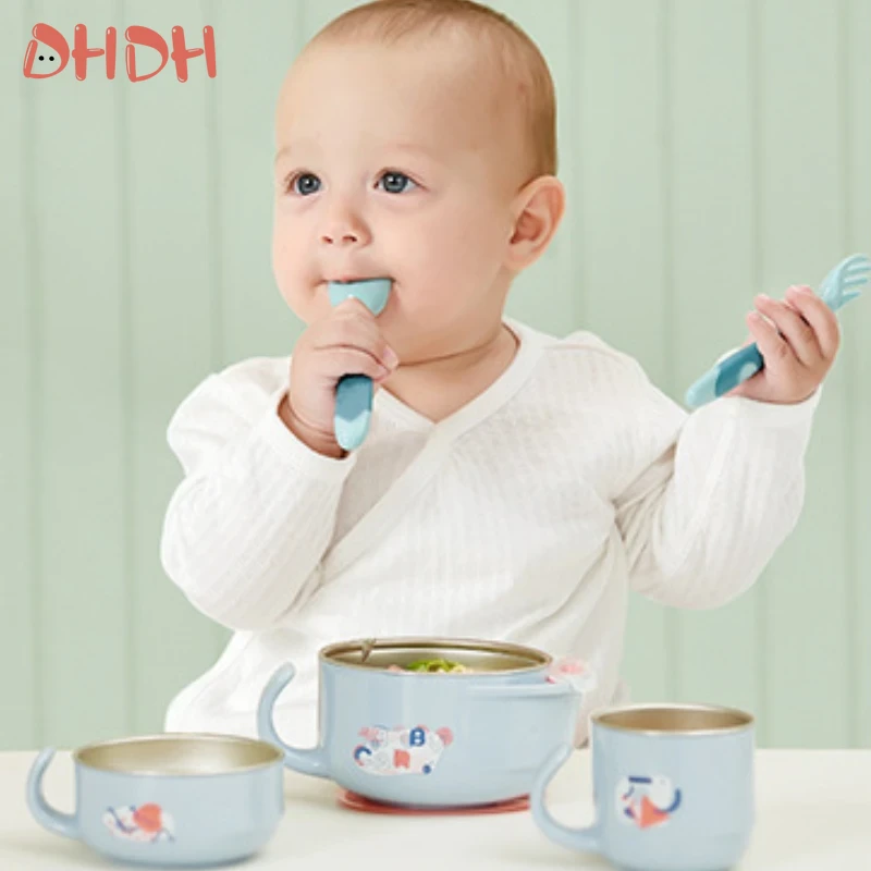 아기 및 어린이 스푼 및 포크 세트, 부드럽고 구부릴  - Baby Food Set 리뷰 및 가격