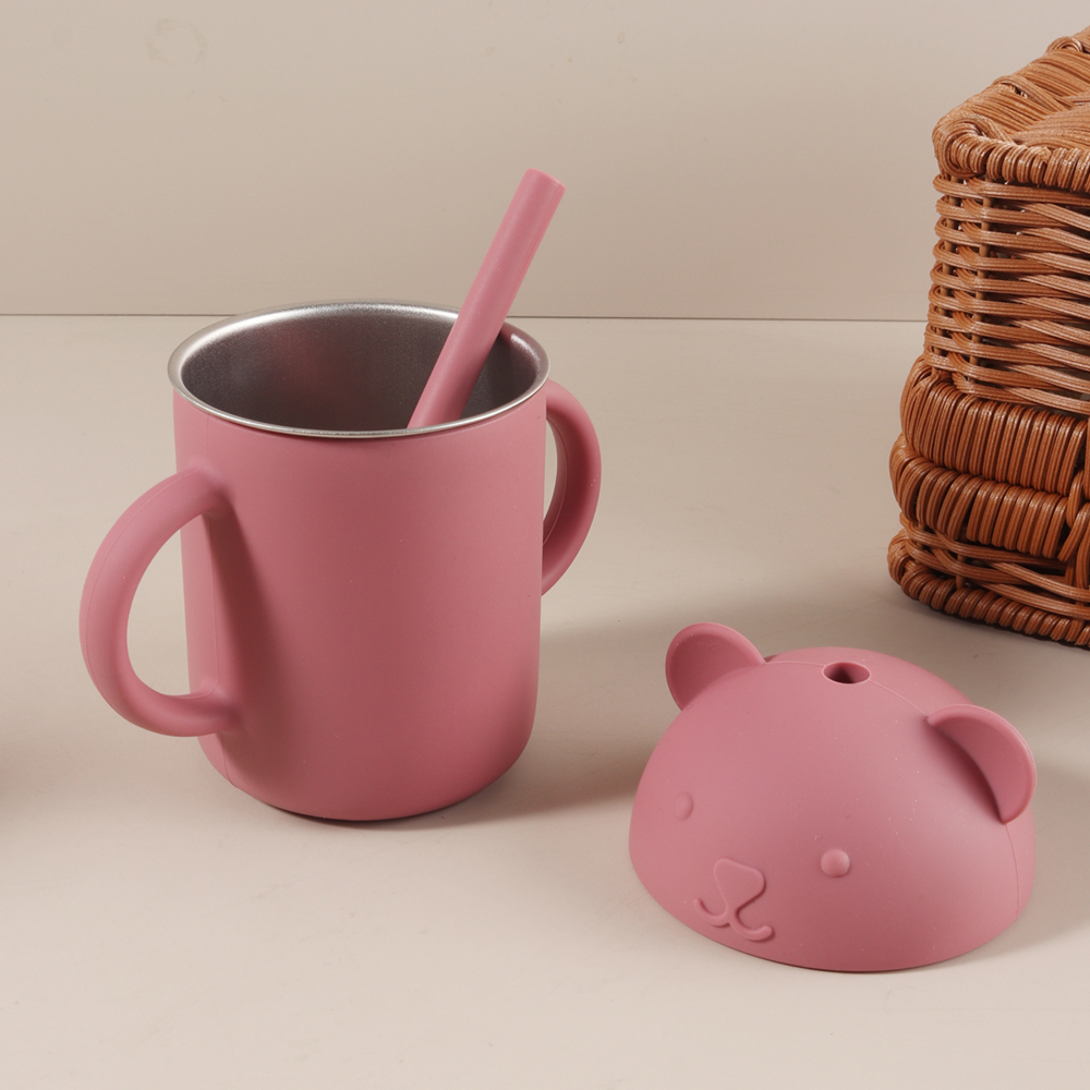1PC 개인화 된 사용자 정의 이름 패턴 실리콘 밀짚  - Snack Cup Toddler 리뷰 및 가격