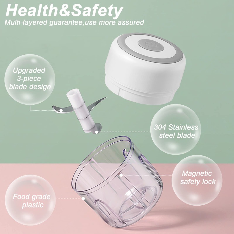 250ML 전기 마늘 분쇄기 가정용 다기능 고기 분쇄기 - Baby Food Processor 리뷰 및 가격