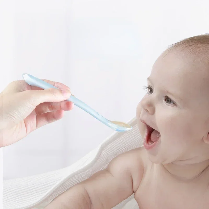부드러운 실리콘 아기 숟가락 유아 보완 식품 먹이 훈련 - Baby Food Utensil 리뷰 및 가격