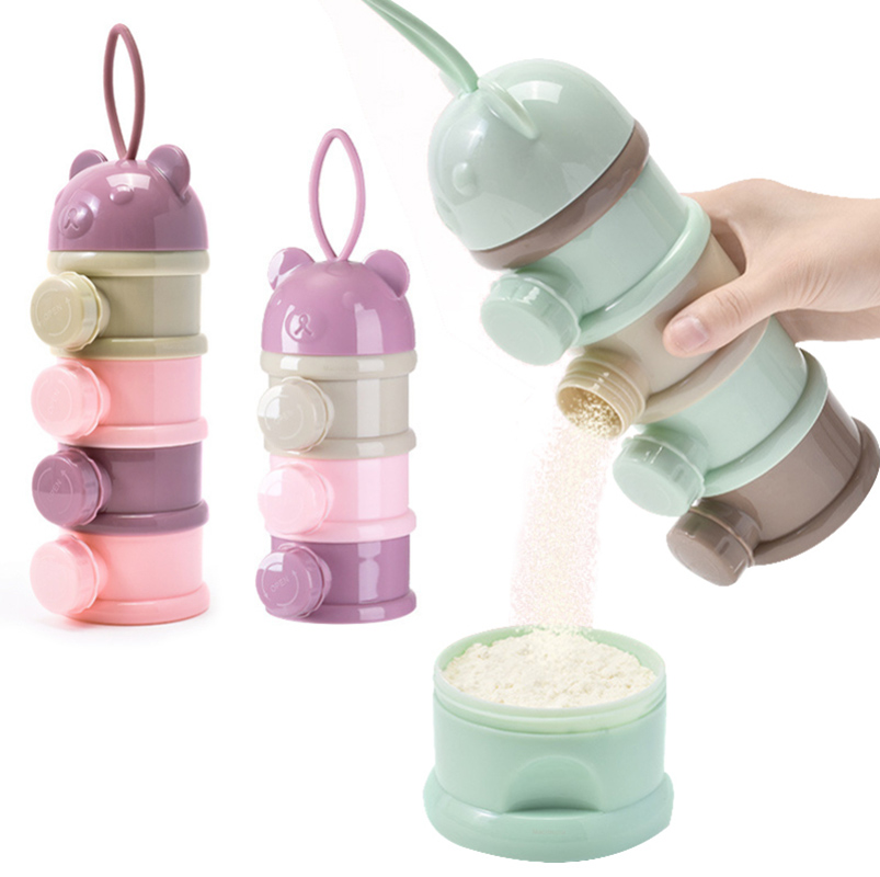저장 3/4 계층 휴대용 식품 용기 분말 우유 분말 카 - Baby Food Category 리뷰 및 가격