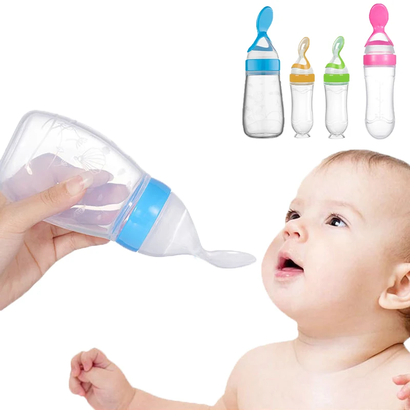 안전한 아기 젖병 숟가락 우유 병 아기 훈련 피더 식품 - Baby Food Utensil 리뷰 및 가격