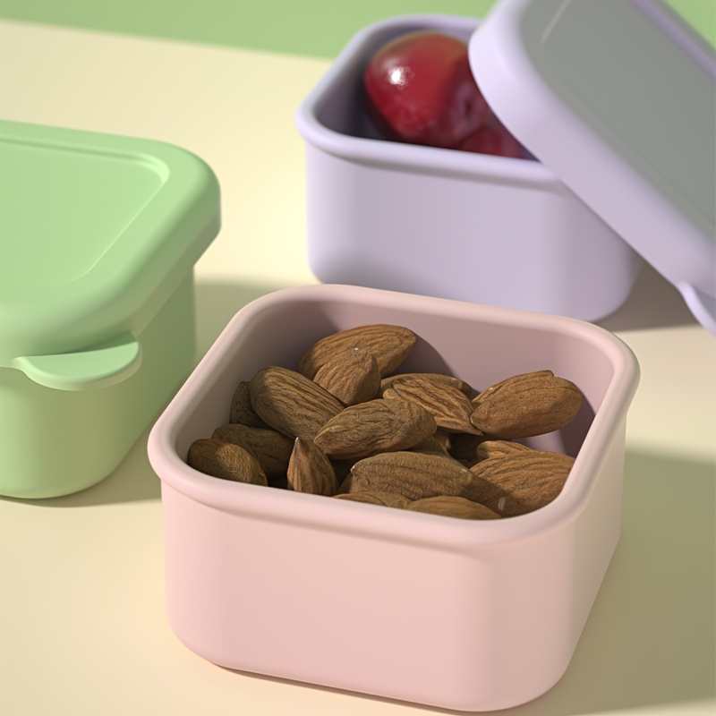 5가지 색상 실리콘 미니 도시락 - 재사용 가능 (식기 - Baby Food Containers Glass 리뷰 및 가격